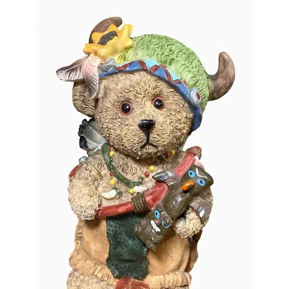 Thanksgiving Bears Autumn Harvest Decorative Collectible Figurine Set - Picture 7 of 13